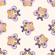 bug cartoon seamless pattern N2