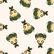 bug cartoon seamless pattern N3