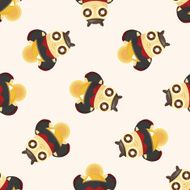 bug cartoon seamless pattern N5