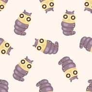 bug cartoon seamless pattern N9