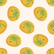 bread seamless pattern N5