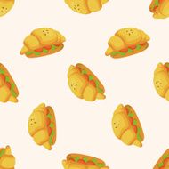bread seamless pattern N9