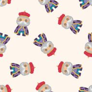 Royal theme king seamless pattern N5