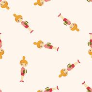 Office workers seamless pattern N46
