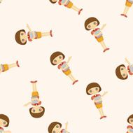 Office workers seamless pattern N51