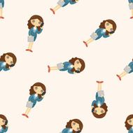 Office workers seamless pattern N53
