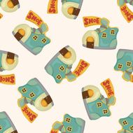 shop store seamless pattern