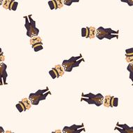 detective seamless pattern