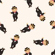 detective seamless pattern N3
