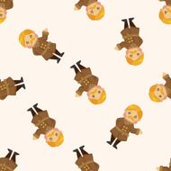 detective seamless pattern N5