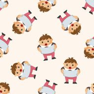 Office workers seamless pattern N58