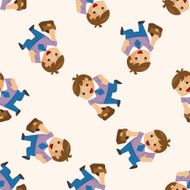 Office workers seamless pattern N60