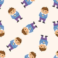 Office workers seamless pattern N62