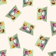 Office workers seamless pattern N67
