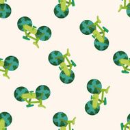 Environmental protection concept Reduce the use seamless pattern