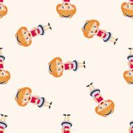 waitress seamless pattern N2