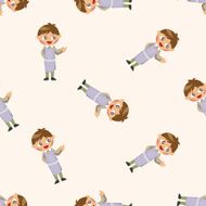 waiter seamless pattern N5