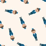 waiter seamless pattern N6