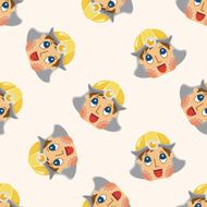 firefighter seamless pattern