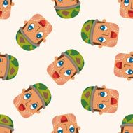 people theme soldier seamless pattern