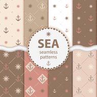 seamless patterns Vector aqua background Set wallpaper N8