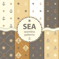 seamless patterns Vector aqua background Set wallpaper N10
