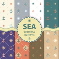 seamless patterns Vector aqua background Set wallpaper N12