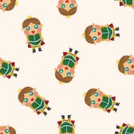 Royal theme prince seamless pattern N2