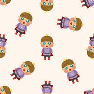 Royal theme prince seamless pattern N6