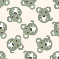 animal mouse cartoon seamless pattern