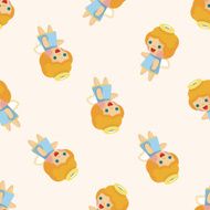angel seamless pattern N2