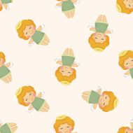 angel seamless pattern N4