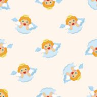 angel seamless pattern N8
