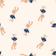 alice in wonderland seamless pattern N3
