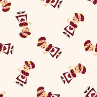 alice in wonderland seamless pattern N4