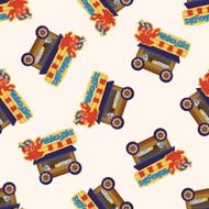 style dining car seamless pattern N13