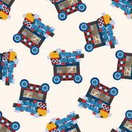 style dining car seamless pattern N15