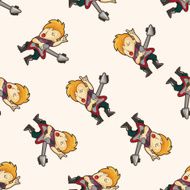band member guitar player seamless pattern