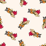 band member singer seamless pattern N6