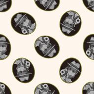 mafia seamless pattern N5