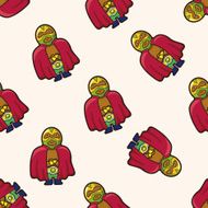 Wrestler seamless pattern N3