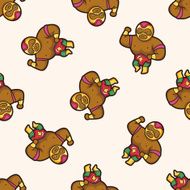 Wrestler seamless pattern N5