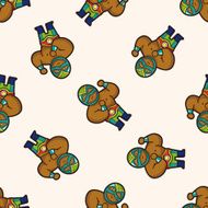Wrestler seamless pattern N9