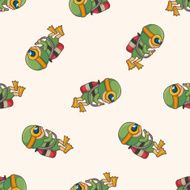 diver seamless pattern
