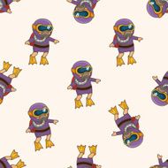 diver seamless pattern N2