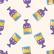 champagne seamless pattern N3