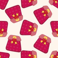 birthday presents seamless pattern N3
