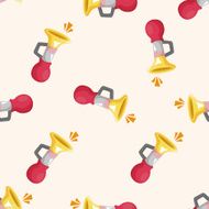 birthday horn seamless pattern N2