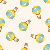 style hot air balloon seamless pattern N14