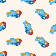 transportation airplane seamless pattern